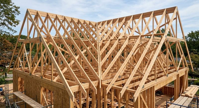 Gable Roof Framing in Wilmington, NC