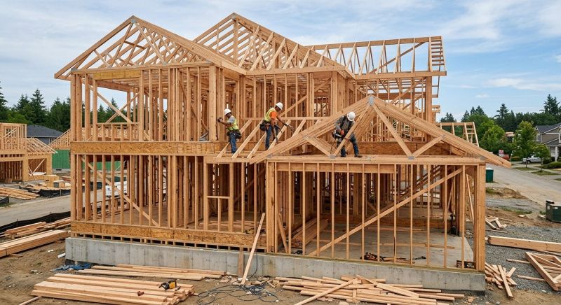 Garage Framing in Kansas City, KS